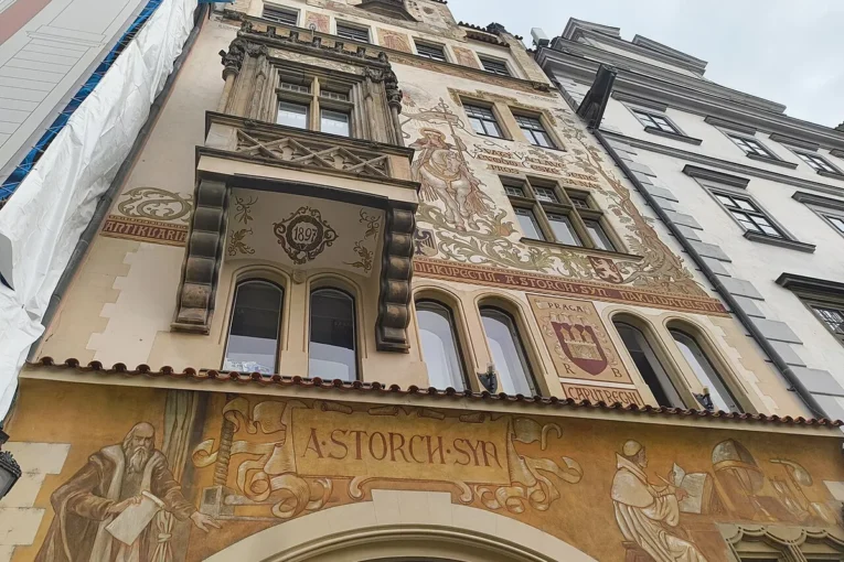 Ulice Celetná v centru Prahy